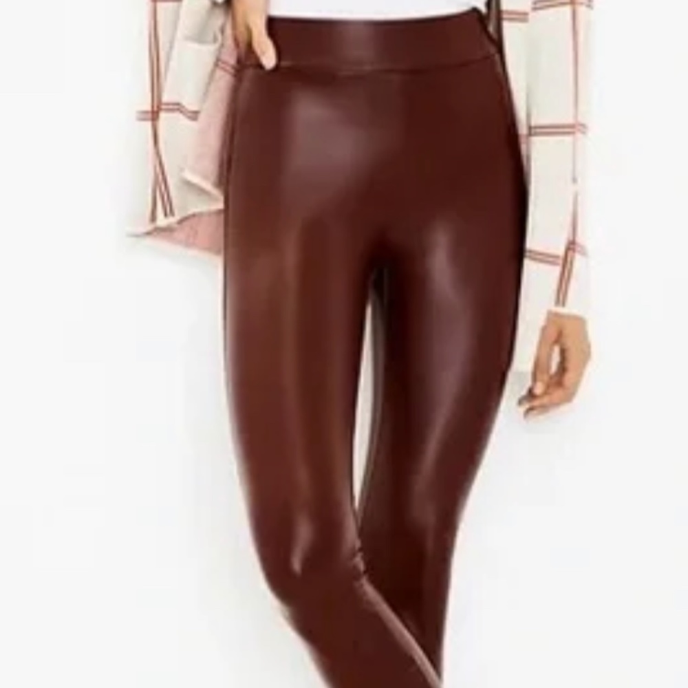 Express High waist Faux leather leggings